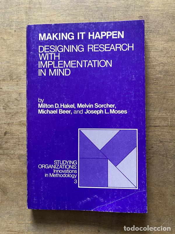 books: Making It Happen - Hakel Milton D.; Sorcher Melvin; Beer Michael; Moses Joseph L.