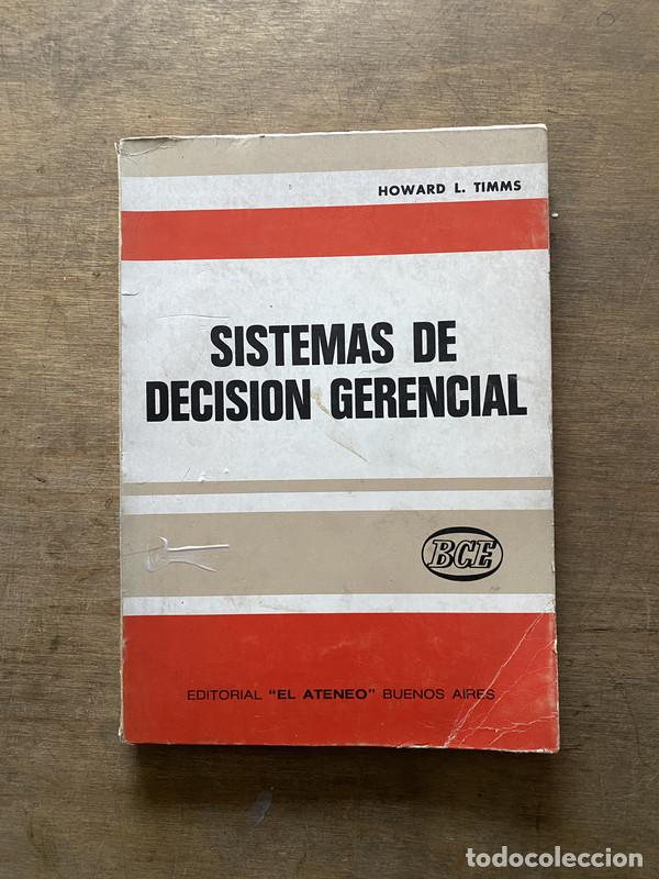 books: Sistemas de Decision Gerencial - Timms Howard L.