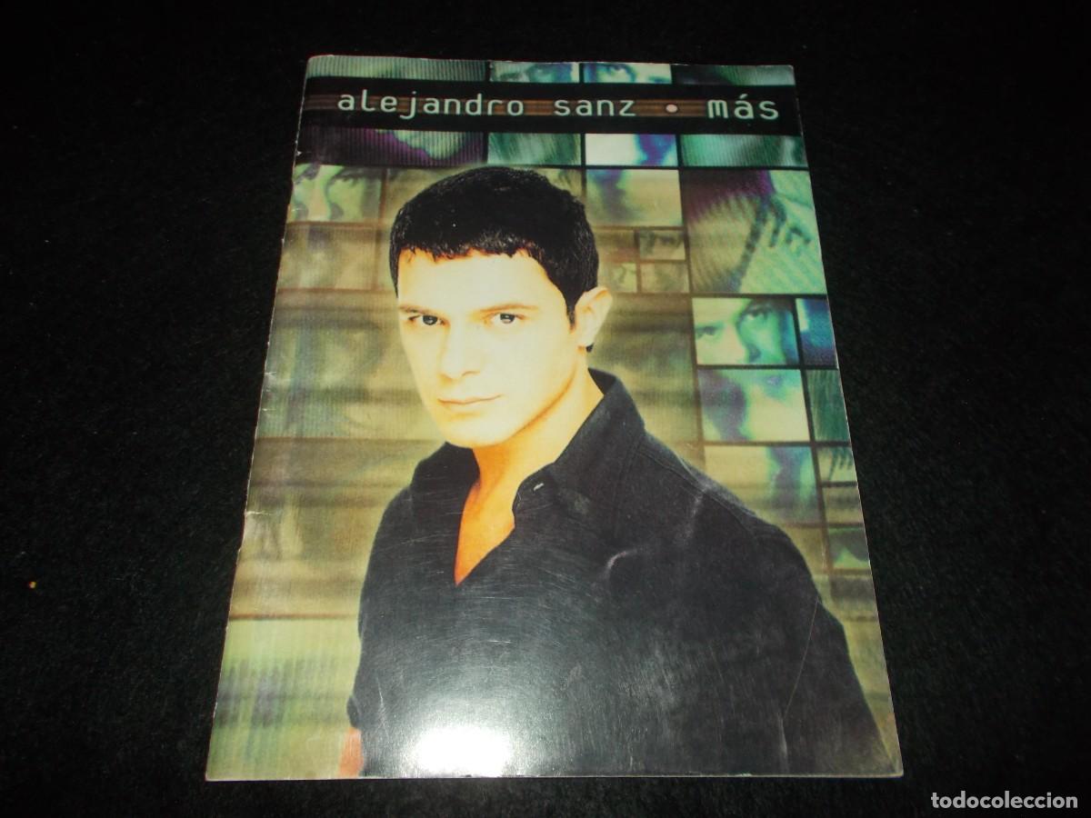 Libros: Partituras ALEJANDRO SANZ, M&Aacute;S. Carisch 1997. Letra Canciones y M&uacute;sica Disco. Revista