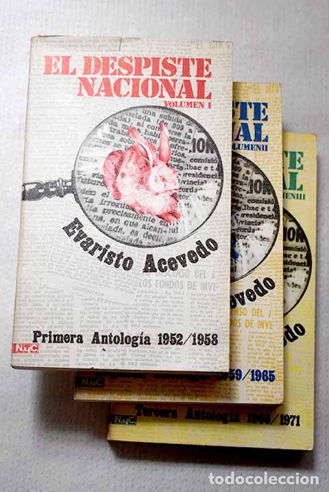 Libros: El despiste nacional.- Acevedo, Evaristo