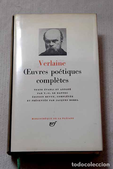 books: Oeuvres po&eacute;tiques completes.- Verlaine
