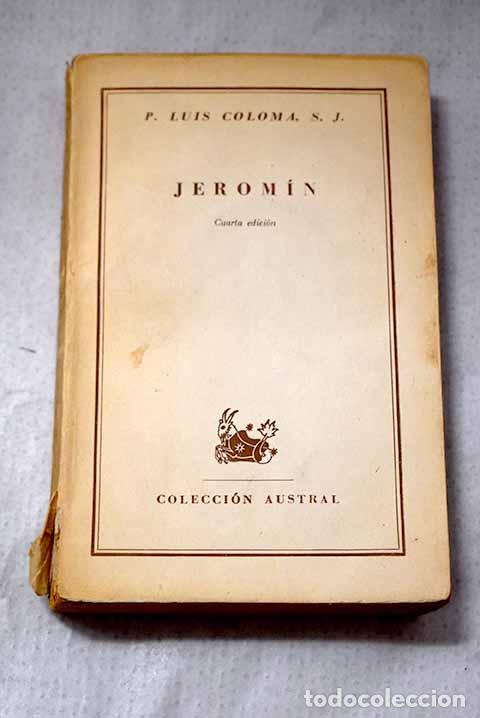 Libros: Jerom&iacute;n: estudios hist&oacute;ricos sobre el siglo XVI.- Coloma, Luis