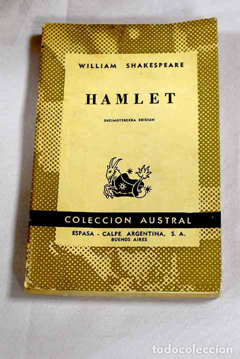 Libros: Hamlet, pr&iacute;ncipe de Dinamarca.- Shakespeare, William