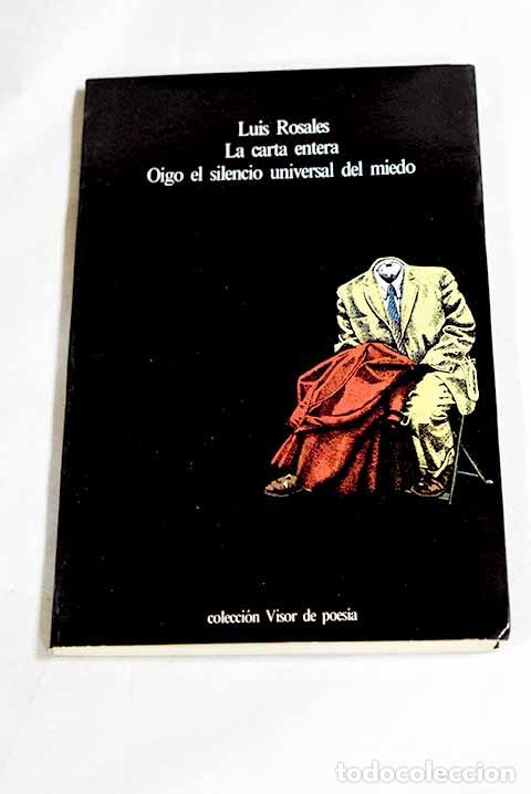 Libros: La carta entera, episodio 3.- Rosales, Luis