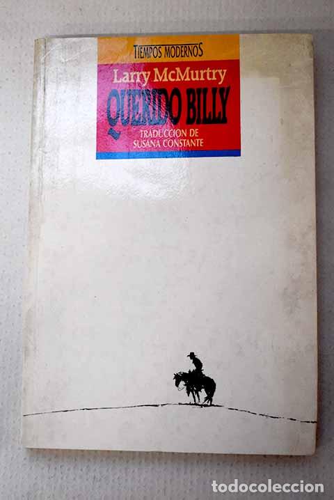 Libros: Querido Billy: McMurtry, Larry.- McMurtry, Larry