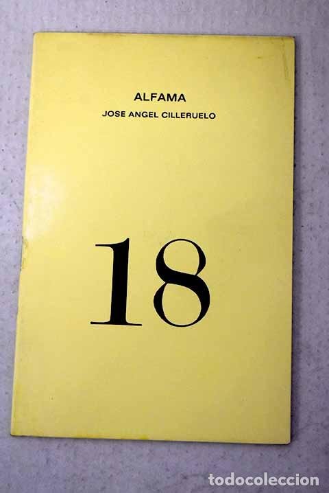 Libros: Alfama: Cilleruelo, Jos&eacute; &Aacute;ngel.- Cilleruelo, Jos&eacute; &Aacute;ngel