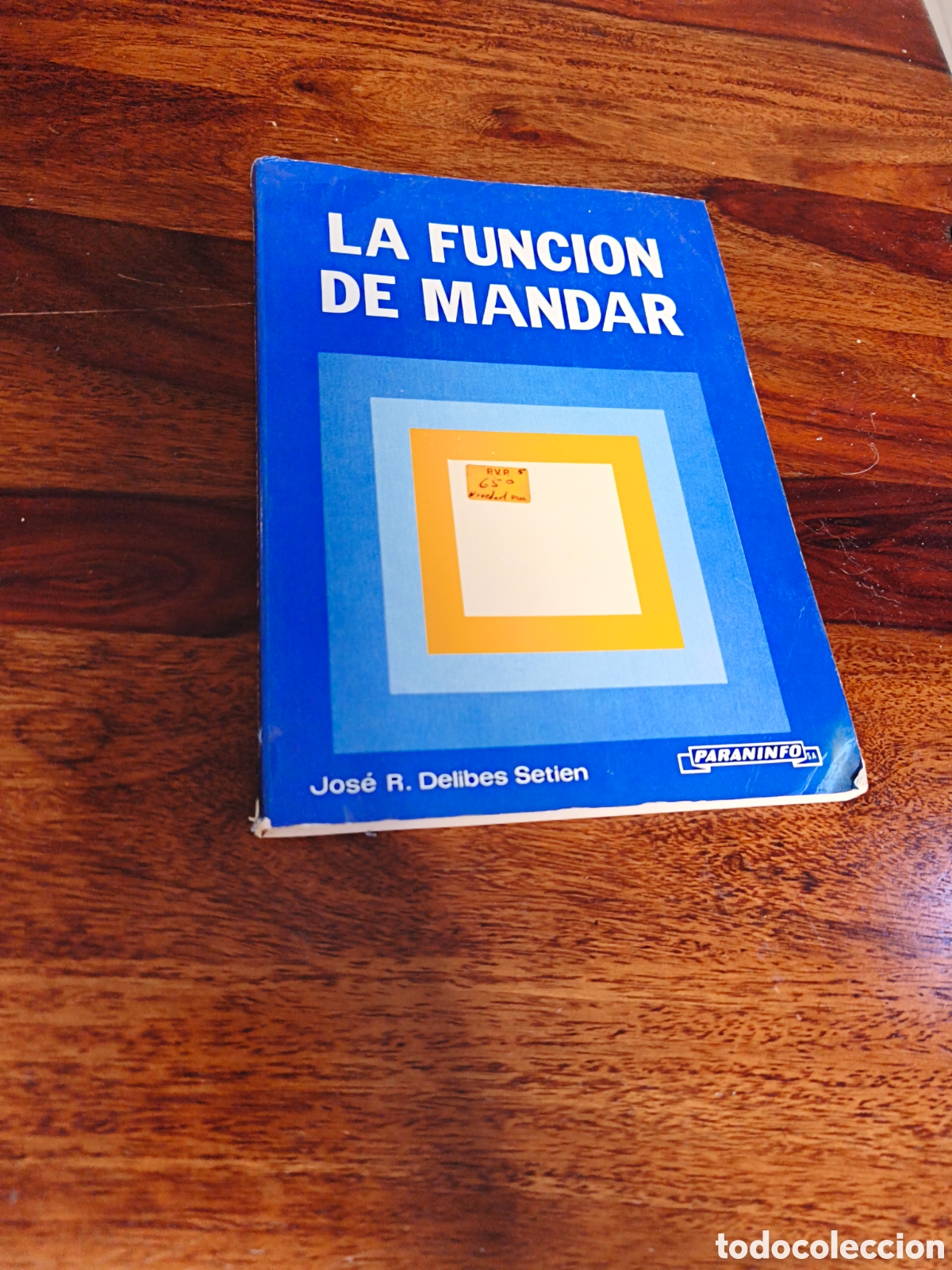 Libros: La funci&oacute;n de mandar paraninfo