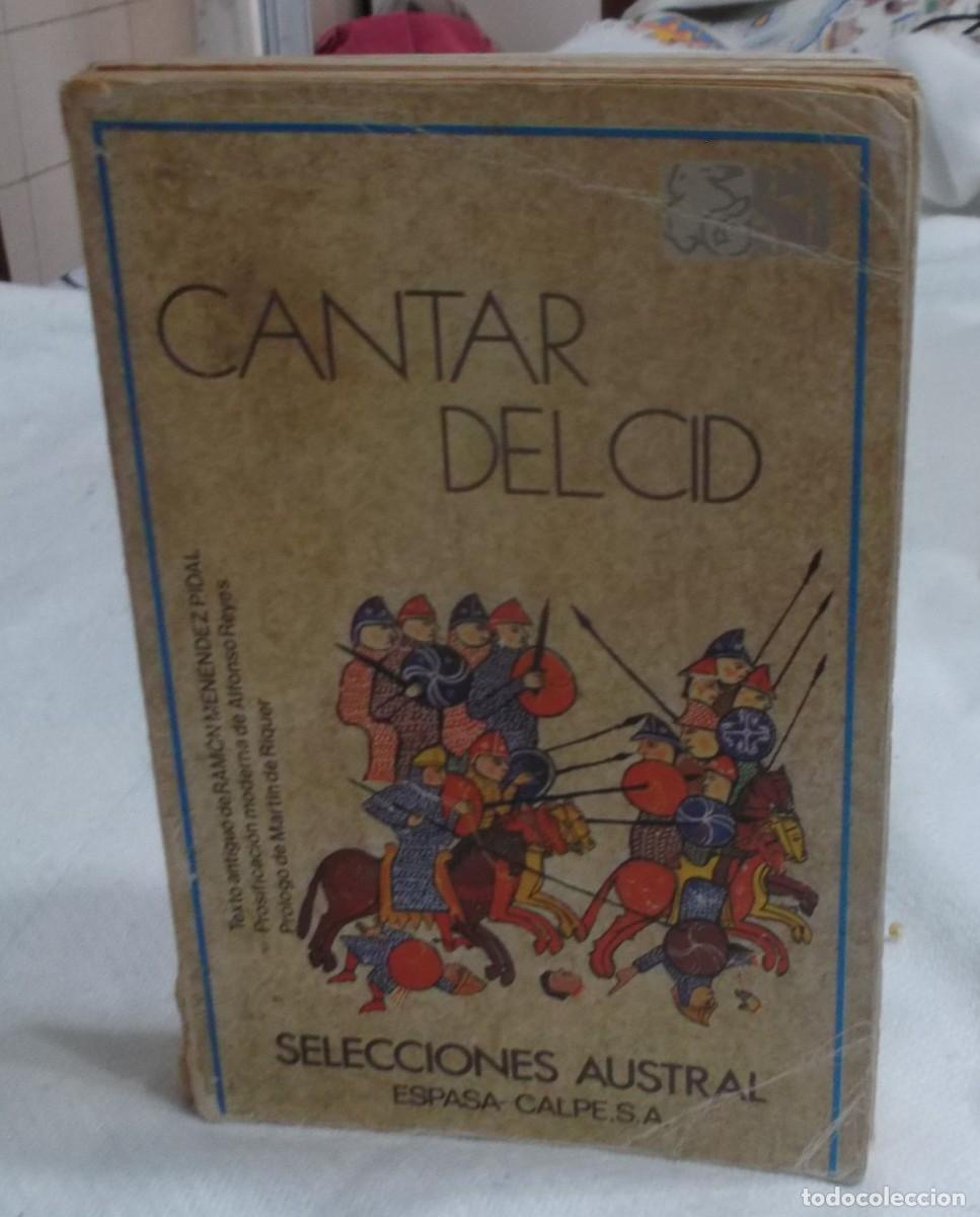 Libros: cantar del cid selecciones austral a&ntilde;o 1980