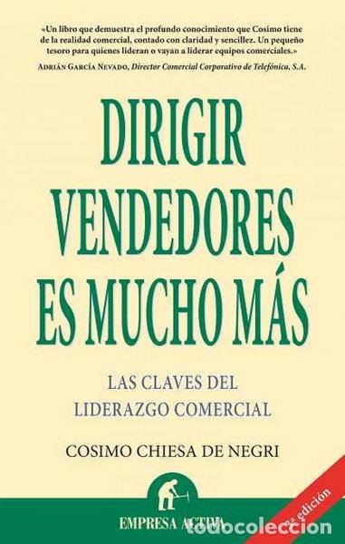 Libros: Dirigir vendedores es mucho m&aacute;s- 9788496627437
