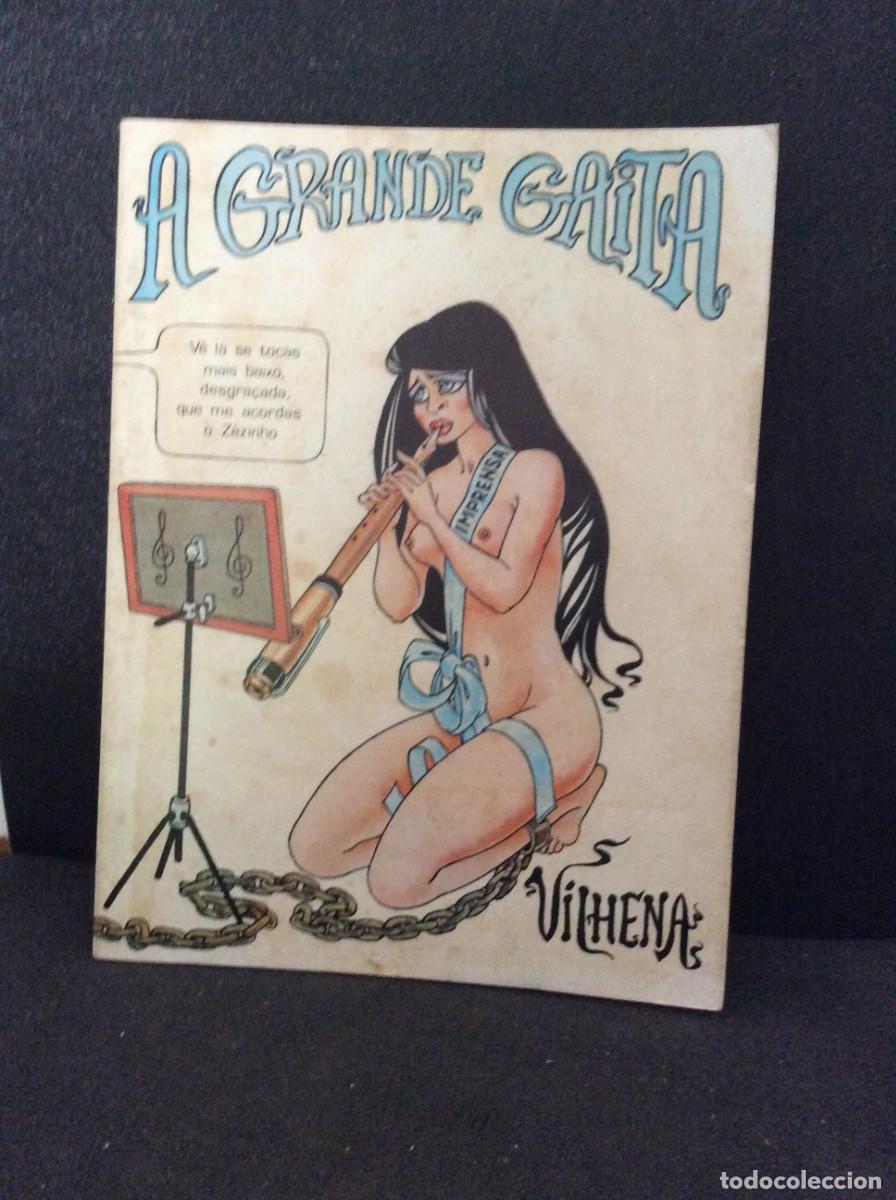 Libros: A Grande Gaita, de Jos&eacute; Vilhena, 1973. Tema: Humor gr&aacute;fico e s&aacute;tira social.