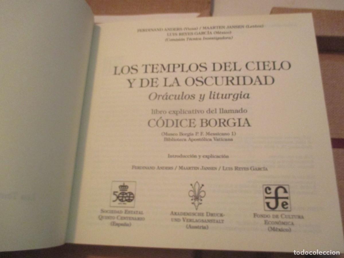 Libros: C&Oacute;DICE BORGIA ( P.F. Messicano 1)(Facsimil + estudio) W41470 - Foto 9
