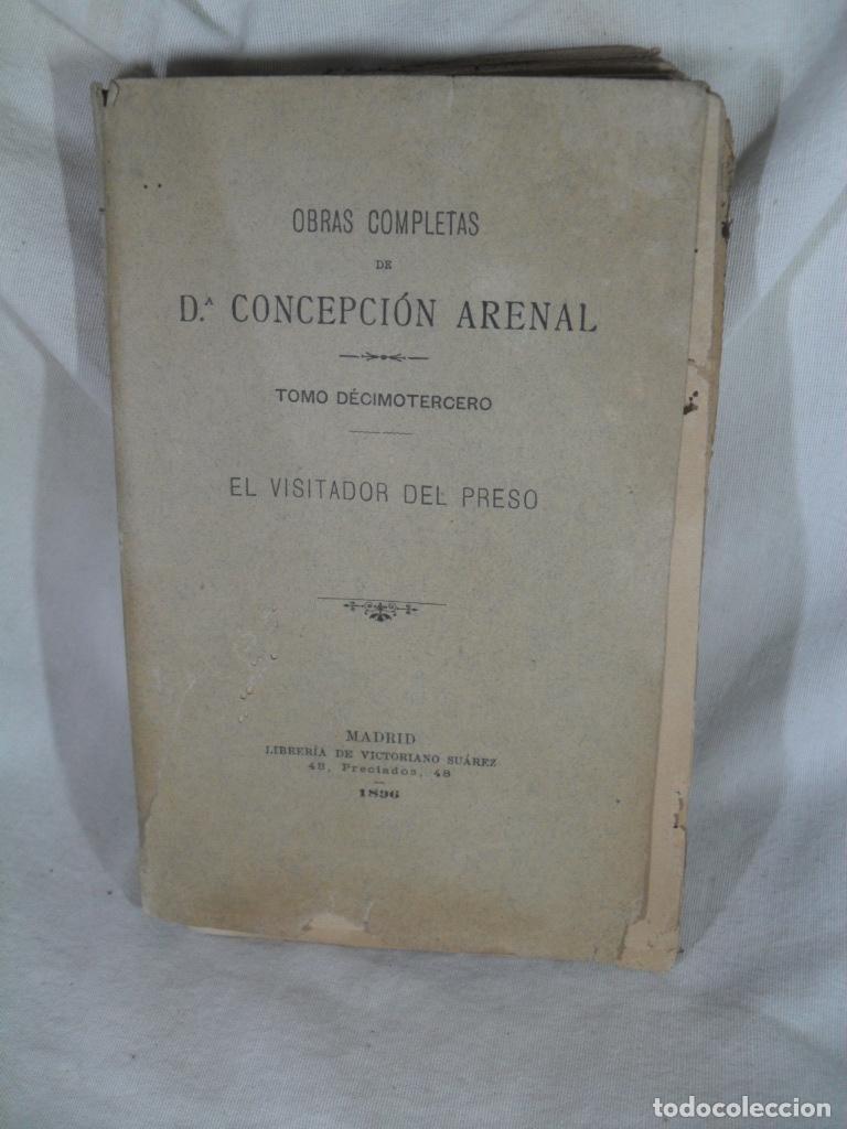 Libros: EL VISITADOR DEL PRESO - CONCEPCION ARENAL