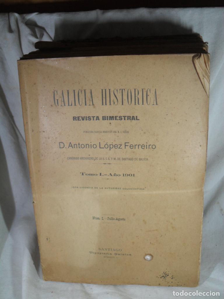 Livros em segunda m&atilde;o: GALICIA HISTORICA 11 TOMOS DE 12, FALTA TOMO 7 - ANTONIO LOPEZ FERREIRO