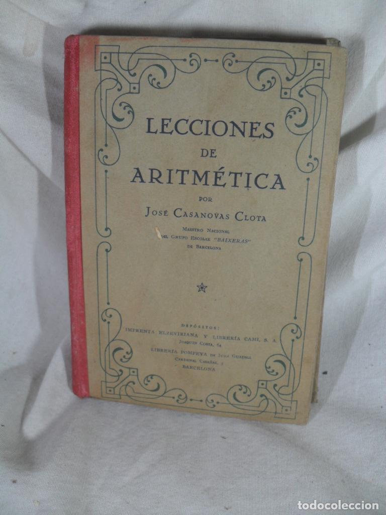 Livres: LECCIONES DE ARITMETICA - JOSE CASANOVA CLOTA