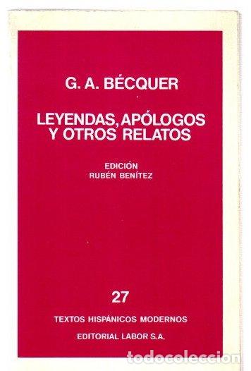 Livres: Leyendas, ap&oacute;logos y otros relatos - B&eacute;cquer, Gustavo Adolfo