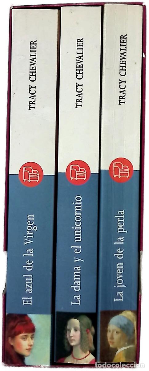 Libros: La joven de la perla - El azul de la virgen - La dama y el unicornio