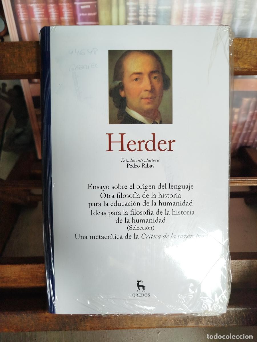 Libros: Obras completas. - Herder, Johann Gottfried von (1744-1803)