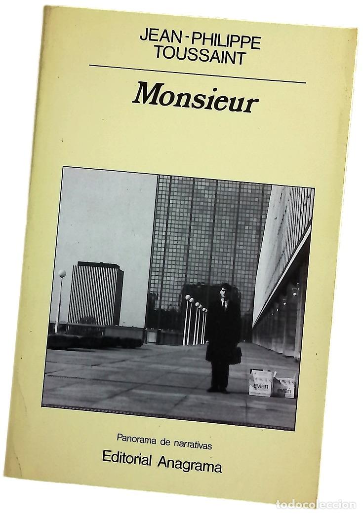 Libros: Monsieur - Toussaint, Jean-Philippe; Alapont, Rosa