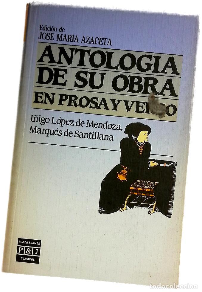Livros em segunda m&atilde;o: Antolog&iacute;a de su obra en prosa y verso