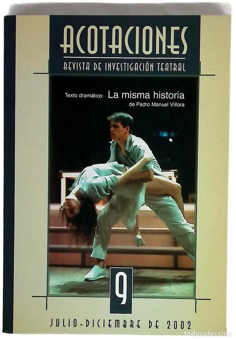 Libros: Acotaciones : revista de investigaci�n teatral.