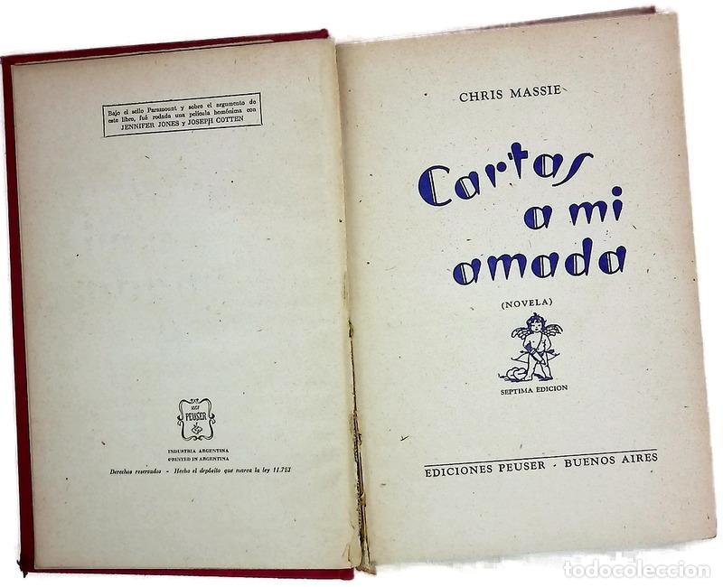 Livres: Cartas a mi amada - Massie, Chris