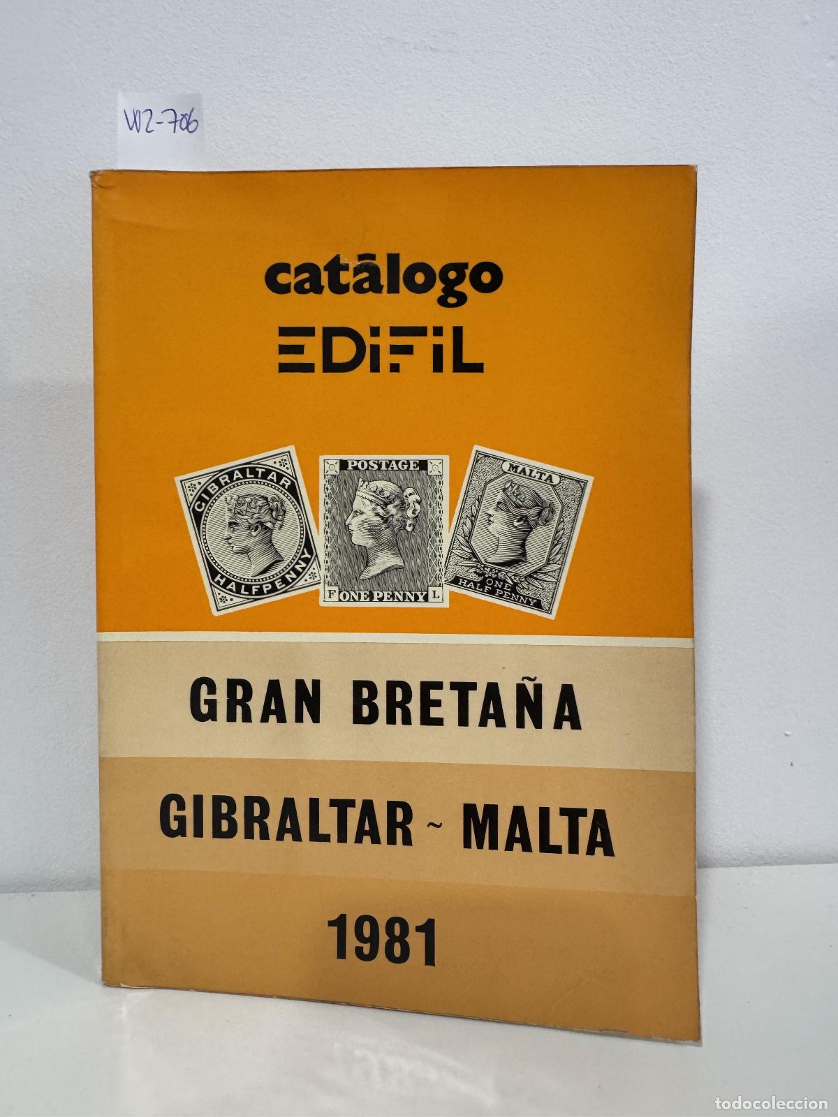 Libros: Cat&aacute;logo de Gran Breta&ntilde;a. Gibraltar y Malta. -