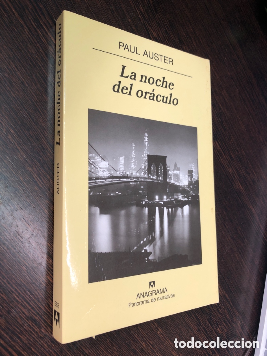 Livros em segunda m&atilde;o: LA NOCHE DEL ORACULO PAUL AUSTER ANAGRAMA PANORAMA DE NARRATIVAS