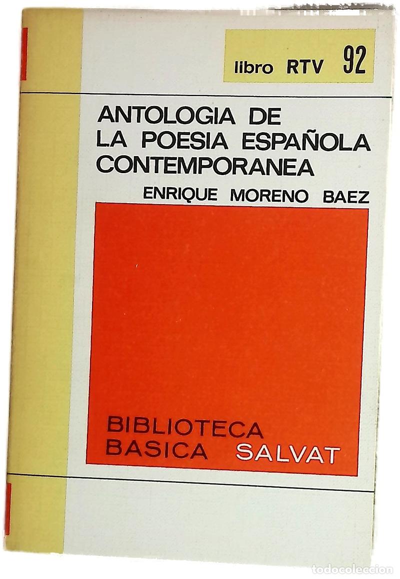 Libros: Antología de la poesía española contemporánea