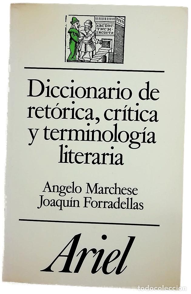 Libros: Diccionario de ret&oacute;rica, cr&iacute;tica y terminolog&iacute;a literaria
