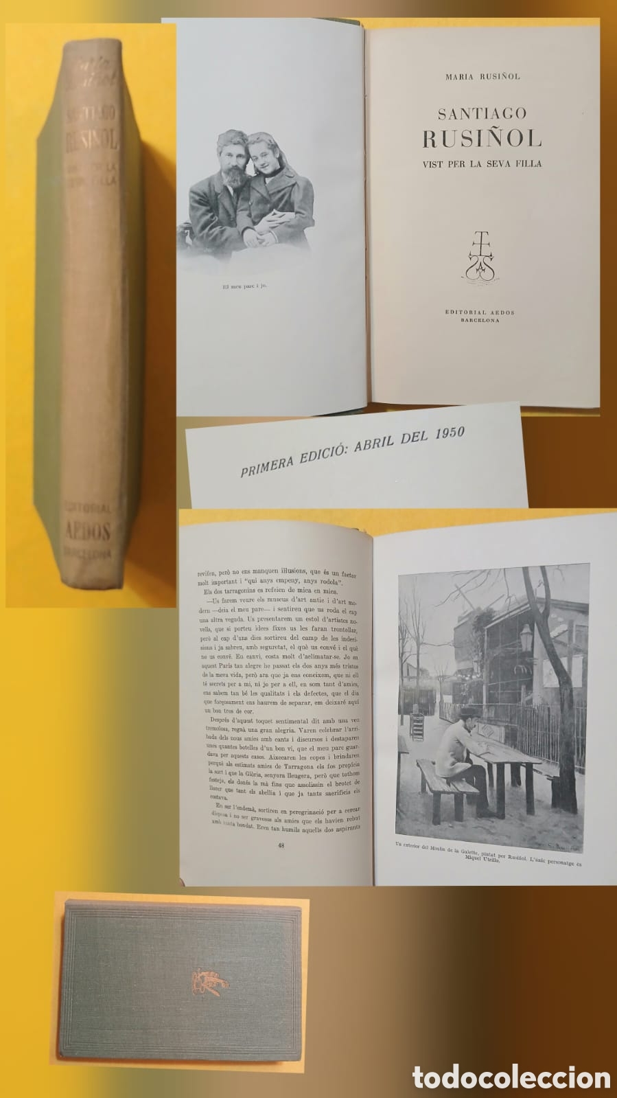 Livres: Santiago Rusi&ntilde;ol vist per la seva filla