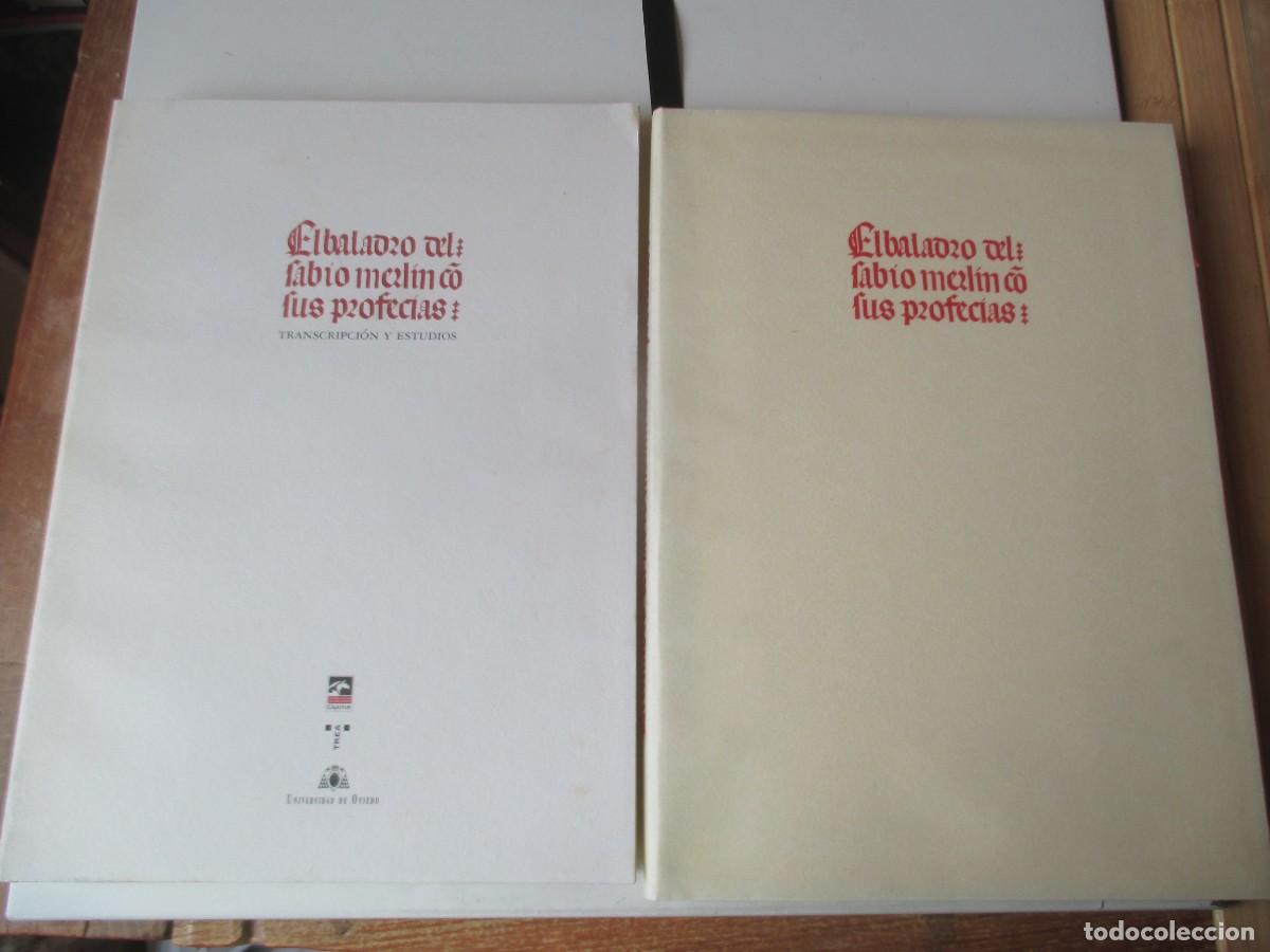 Libros: EL BALADERO DEL SABIO MERLIN CON SUS PROFECIAS (Facsimil+estudio y transcripci&oacute;n) W41476