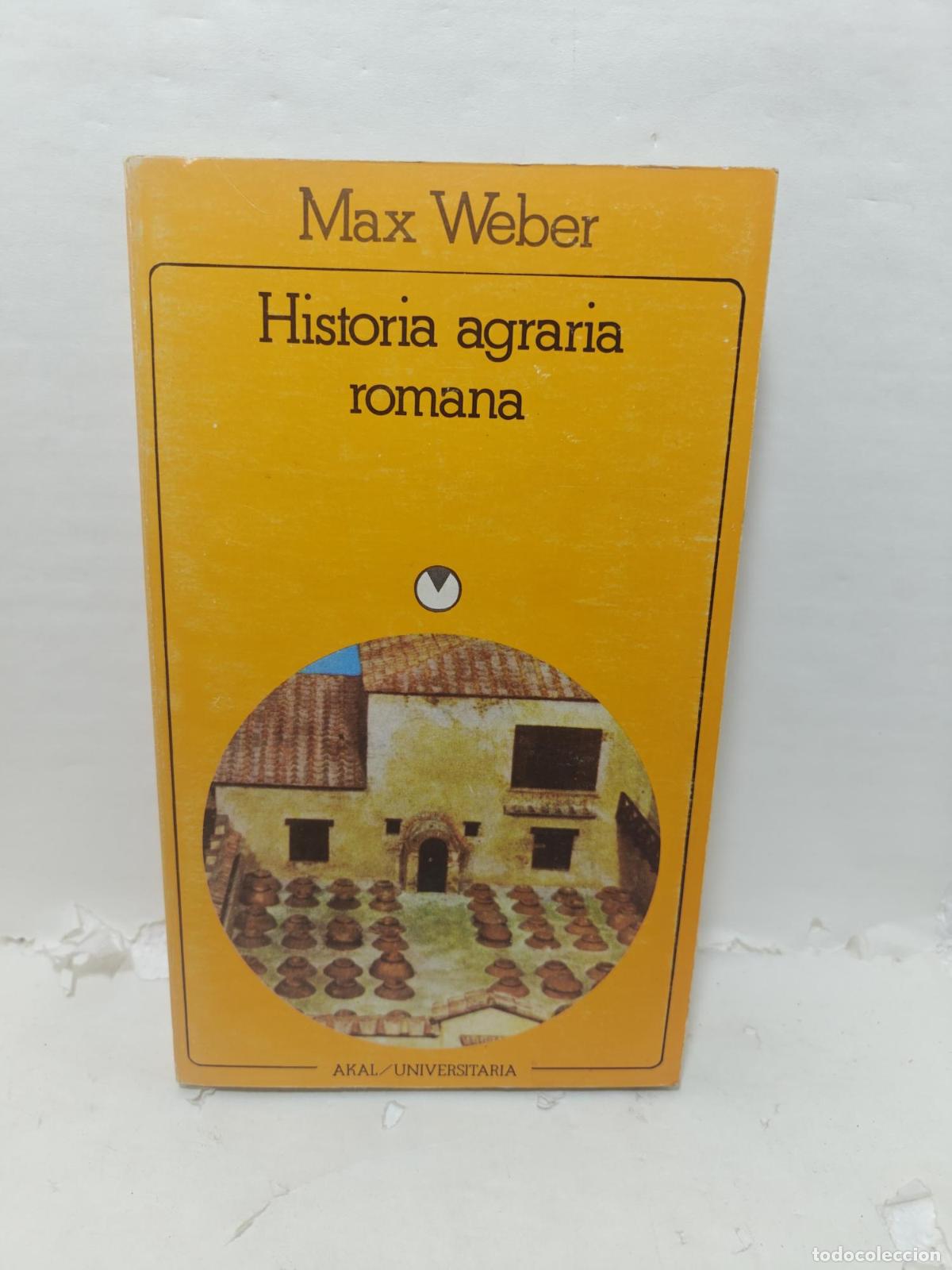 books: HISTORIA AGRARIA ROMANA - Max Weber