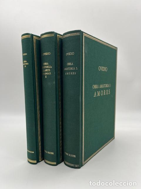 books: OVIDIO NASON, Publio. - Obra amatoria. 3 tomos.