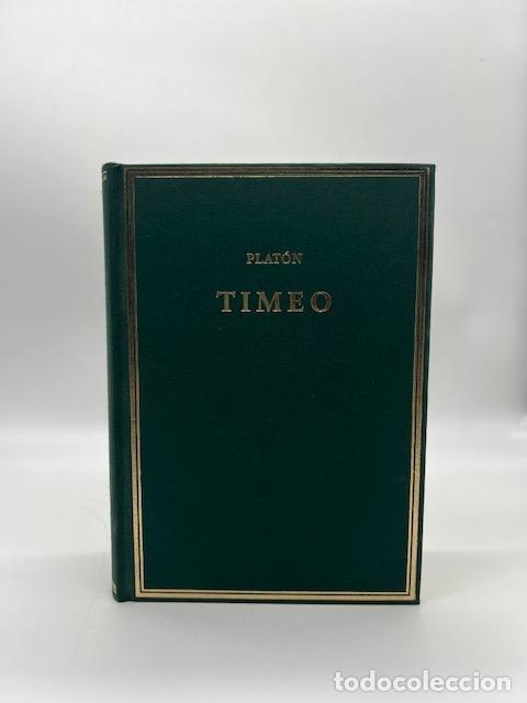 books: PLAT&Oacute;N. - Timeo.