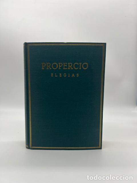 books: PROPERCIO - Eleg&iacute;as.