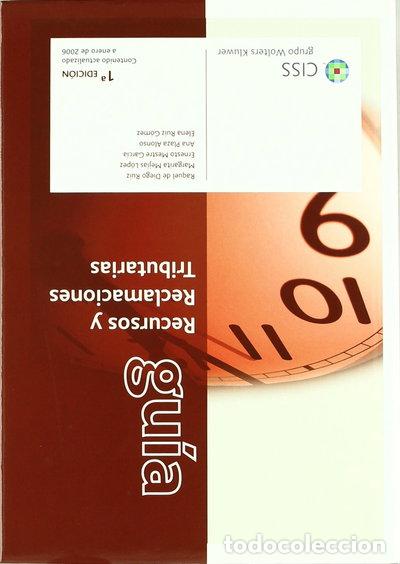 Libros: Gu&iacute;a de recursos y reclamaciones tributarias- 9788482354668
