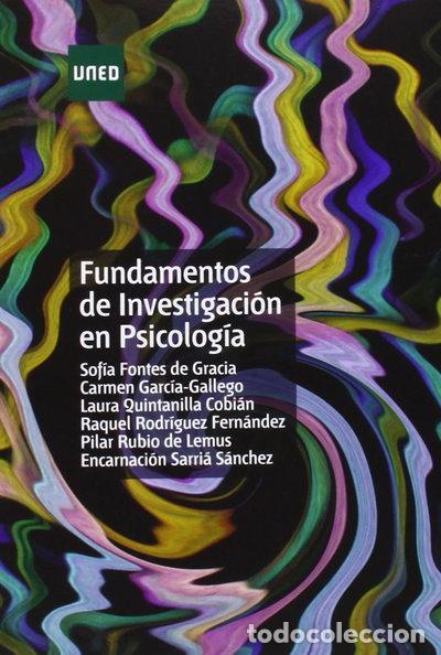 Livres: Fundamentos de investigaci&oacute;n en psicolog&iacute;a- 9788436260557