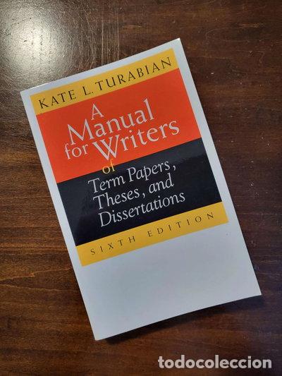 books: A Manual for Writers of Term Papers, Theses, and Dissertations- 9780226816272