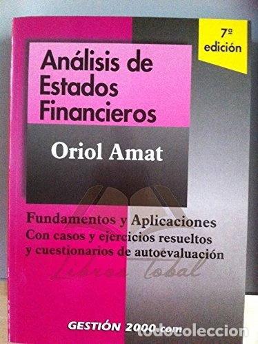 Livres: An&aacute;lisis de Estados Financieros- 9788480887342