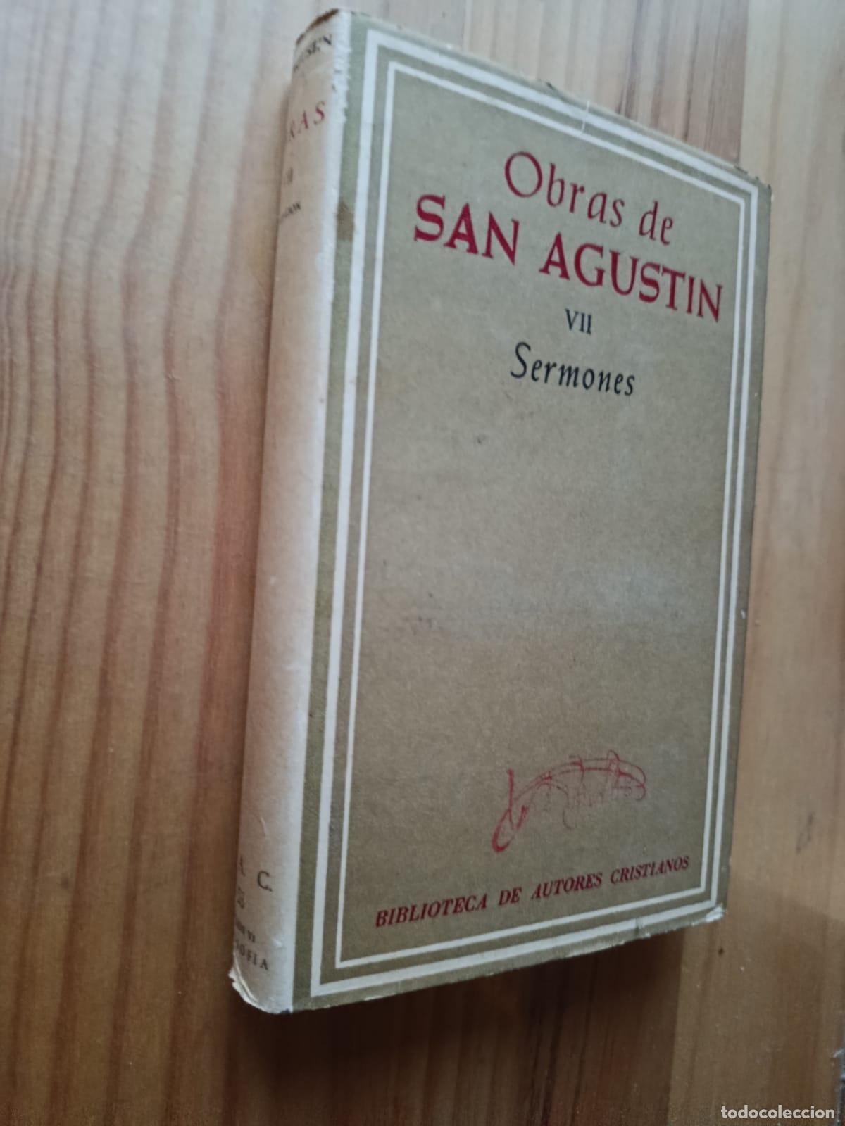 Libros: OBRAS DE SAN AGUST&Iacute;N. TOMO VII. SERMONES - SAN AGUST&Iacute;N.