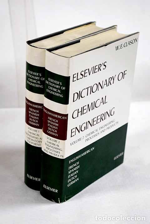 books: Elsevier s dictionary of chemical engineering