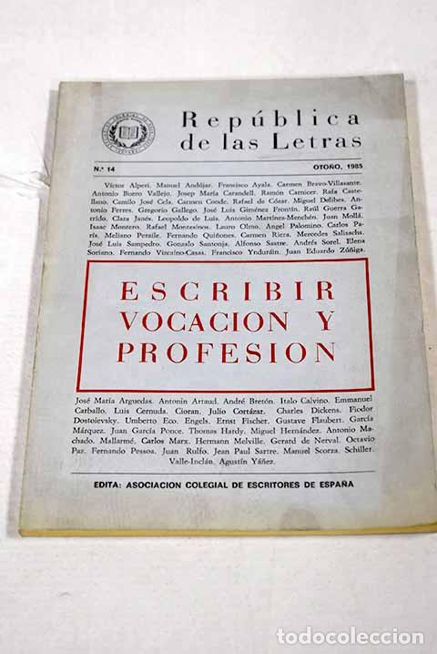 Libros: Republica de las Letras. N&ordm; 14