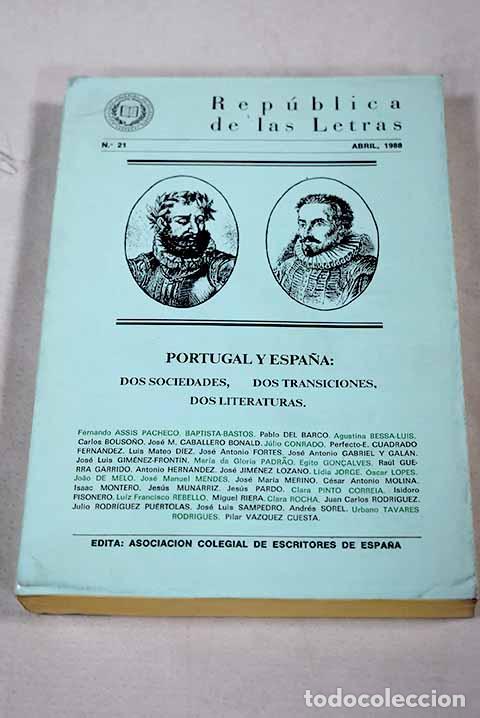 Libros: Republica de las Letras. N&ordm; 21