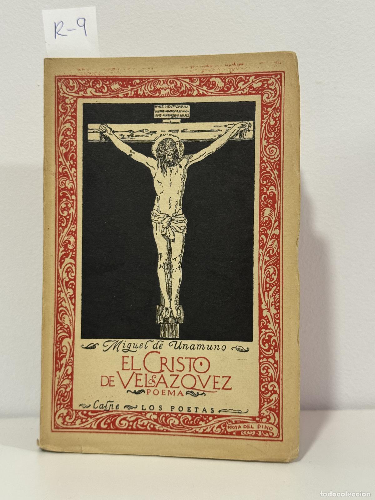 Libros: de UNAMUNO, Miguel. - El Cristo de Vel&aacute;zquez.