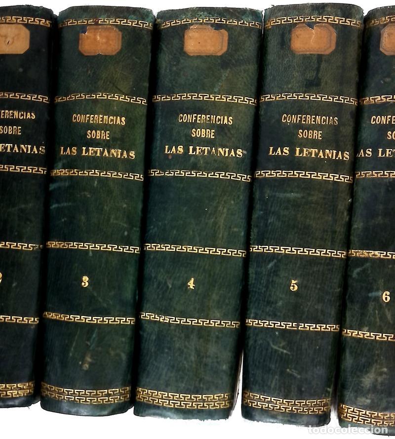 Libros: Conferencias sobre las letan&iacute;as de la Sant&iacute;sima Virgen. (Tomos del 1 al 6)