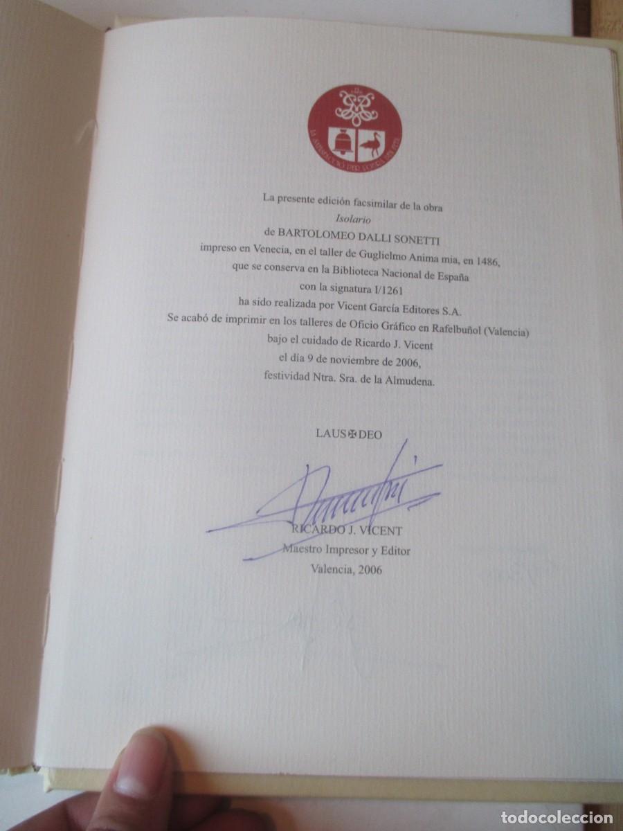 Libros: BARTOLOMEO DALLI SONETTI Isolario (facsimil) W41483 - Foto 7