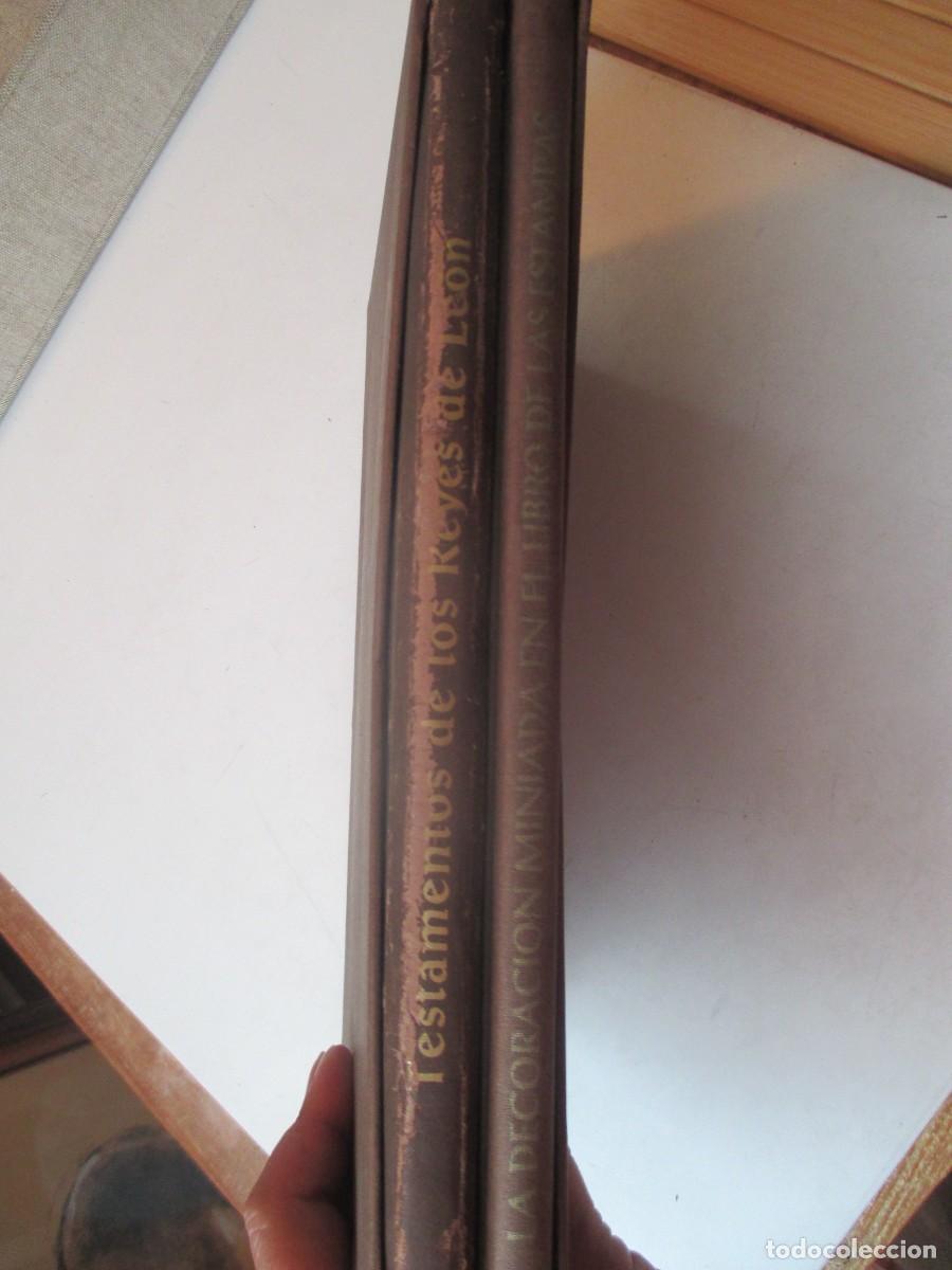 Libros: Testamento de los Reyes de Le&oacute;n (Facsimil) + Estudio del libro de decoraci&oacute;n ... W41485 - Foto 2