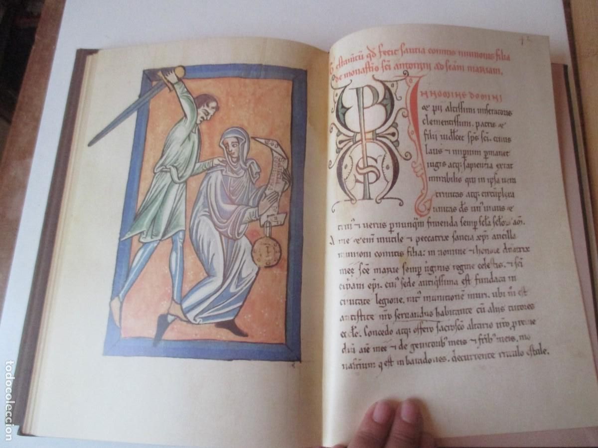 Libros: Testamento de los Reyes de Le&oacute;n (Facsimil) + Estudio del libro de decoraci&oacute;n ... W41485 - Foto 4