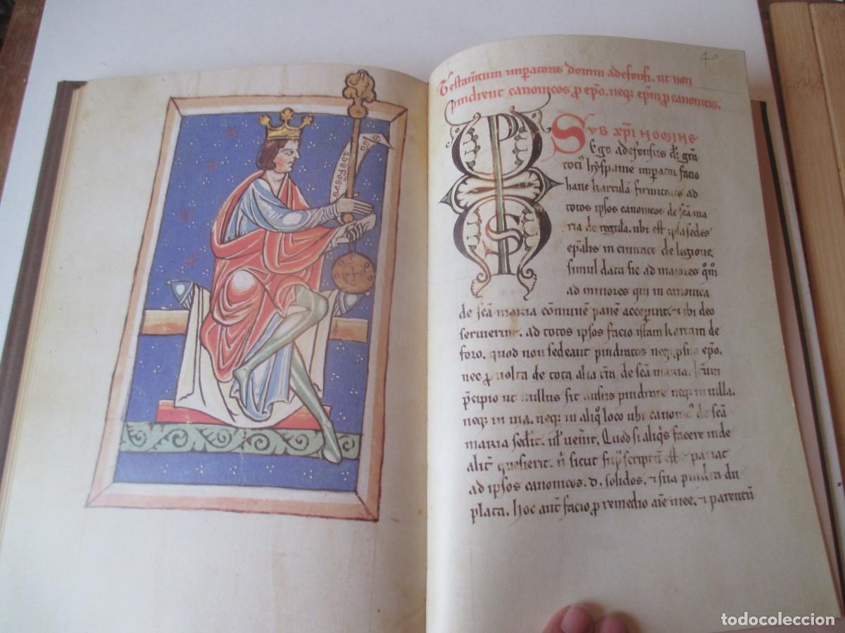 Libros: Testamento de los Reyes de Le&oacute;n (Facsimil) + Estudio del libro de decoraci&oacute;n ... W41485 - Foto 5