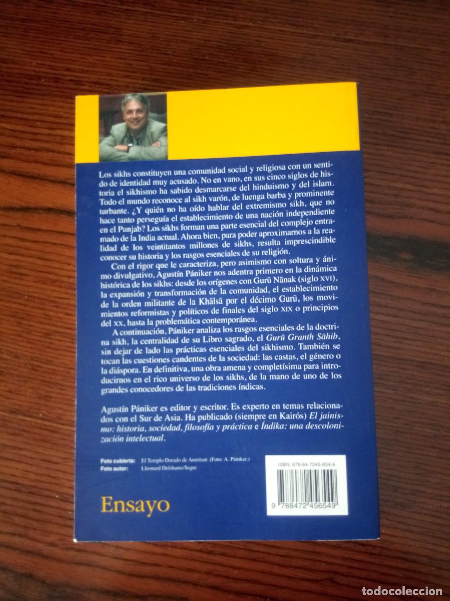 Libros: &rdquo;Los sikhs&rdquo;, Agust&iacute;n P&aacute;niker (Kair&oacute;s) - Foto 2